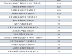 云南城投挂牌转让20家公司股权 大股东继续“托底”？