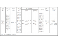 佛山桂城50.37亿元挂牌1宗综合用地，须配建幼小学校