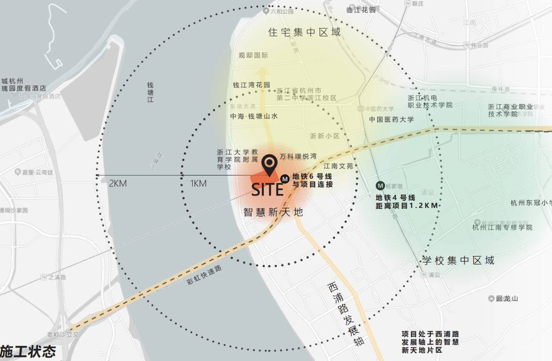 滨江这个23.5万方的超大综合体结顶，开元商管集团最新进展现场直击！