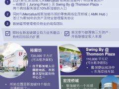 领展进军新加坡市场 收购裕廊坊及Swing By @ Thomson Plaza