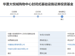 最新！华夏大悦城购物中心REIT正式获批